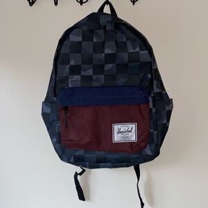 Herschel Supply Co. Classic Night Camo/Plum Dot Check/Checker One Size LIKE NEW